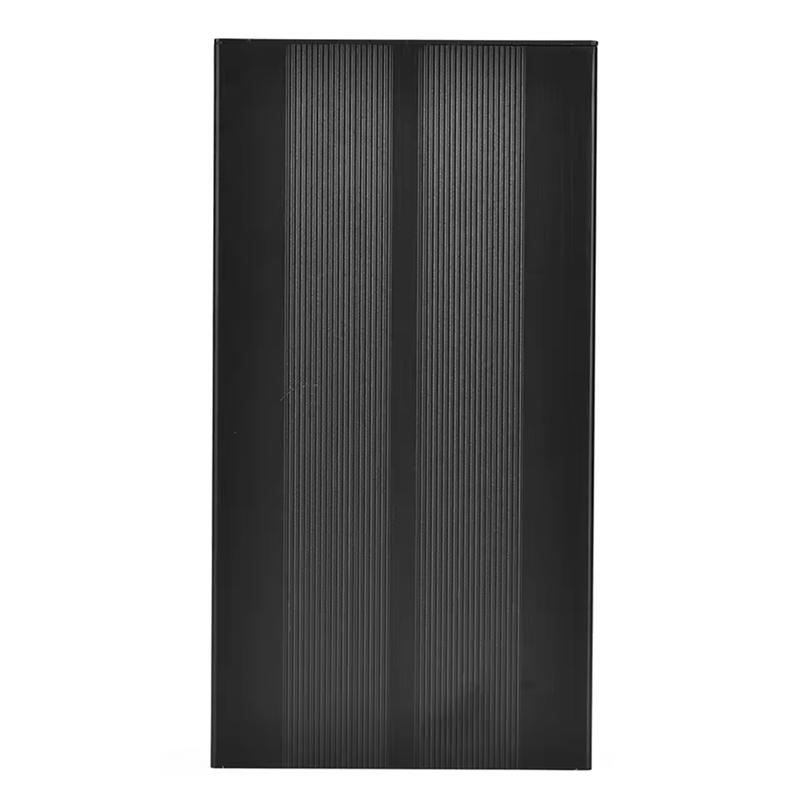 ABBP-Aluminum Alloy Sand Black Electronic Case Enclosure DIY Project Box 55X106x200mm Protection Case
