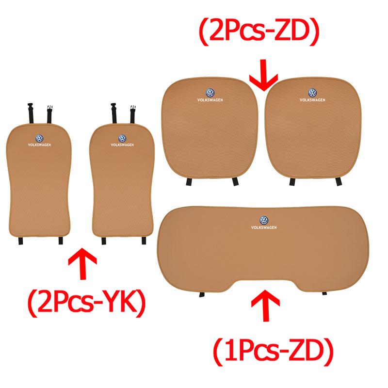 Для VOLKSWAGEN VW Volkswagen Чехол на сиденье автомобиля Ледяной шелк Подушка Защитные накладки Для VW GTI Polo Golf Passat Tiguan Arteon Touareg CC