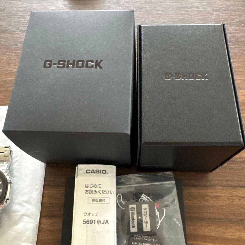 Used CASIO G-SHOCK GM-B2100BT-1AJF Black Bezel