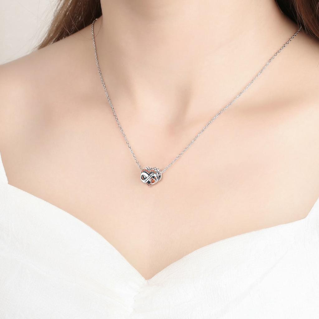 Новый Стерлингового Серебра 925 пробы Камень Сердце Новый дизайн Бусина Подходит Оригинальные Модные Подвески Браслет Женские Ювелирные Изделия DIY Подарок