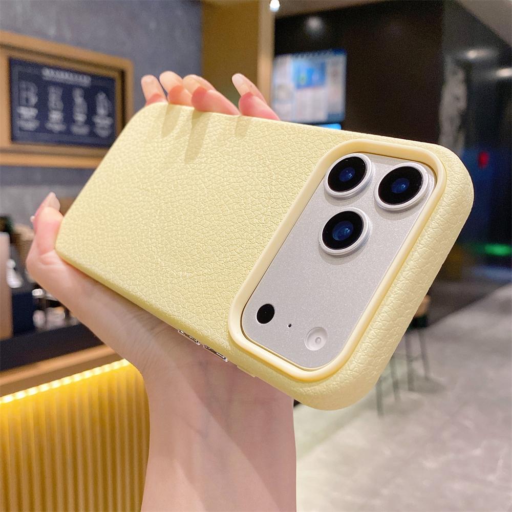 Business PU Leather Magnetic Case For iPhone 17 16 15 14 13 12 Pro Max Air For Magsafe Wireless Charge Shockproof Cover