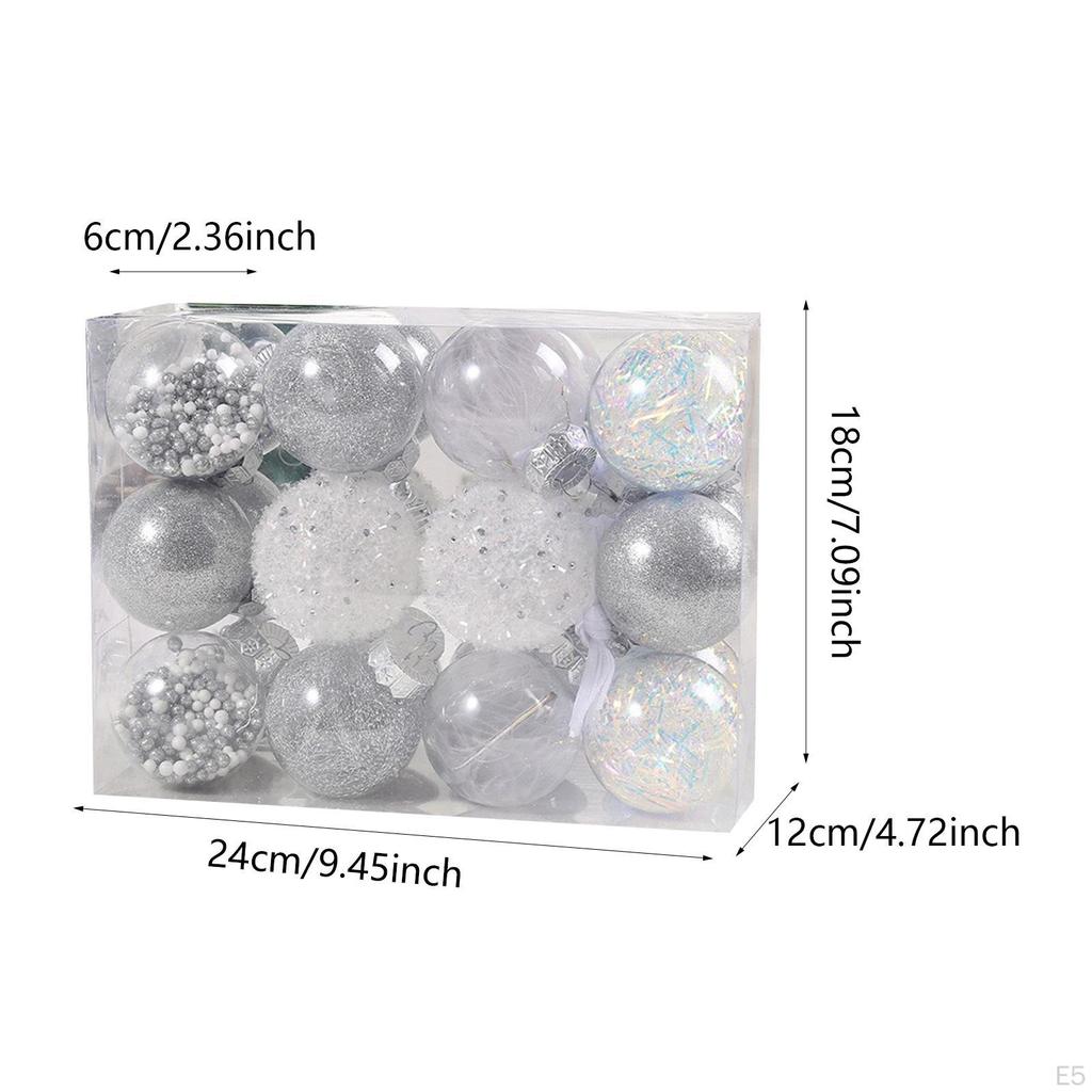 24 шт. Рождественские шары украшения поделки DIY подвесные шары безделушки