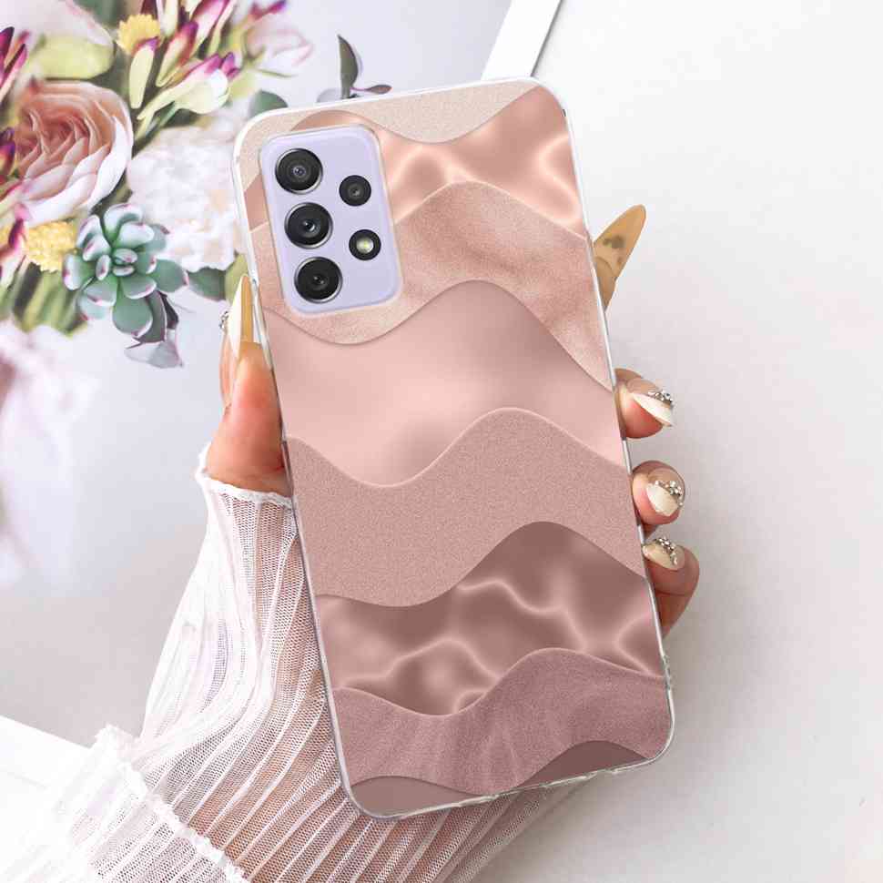 For Samsung A72 Case SM-A725F Fundas Soft Silicone Luxury Painted Cover Cases For Samsung Galaxy A72 Casing Bumper