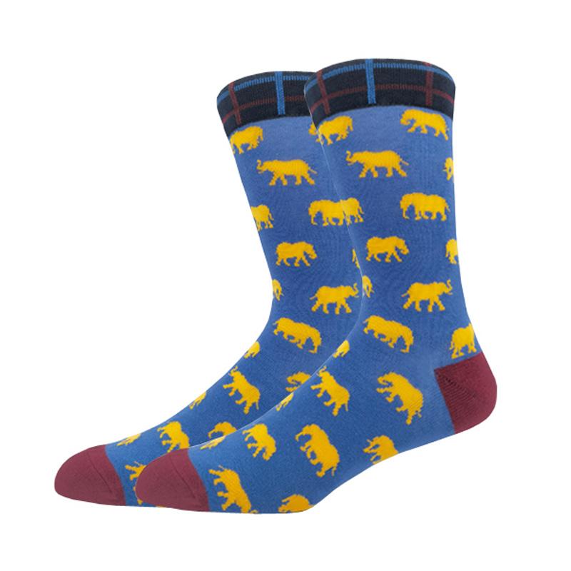 Мужская мода осень-зима носки для скейтборда Happy Creative пингвин дельфин акула коала носки новинка команда смешные мужские носки