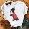 I Love Mom Print Women T Shirt Funny Dog Printing Tops Harajuku Dog T-shirt Summer Short Sleeve Graphic Tee Women Clothes