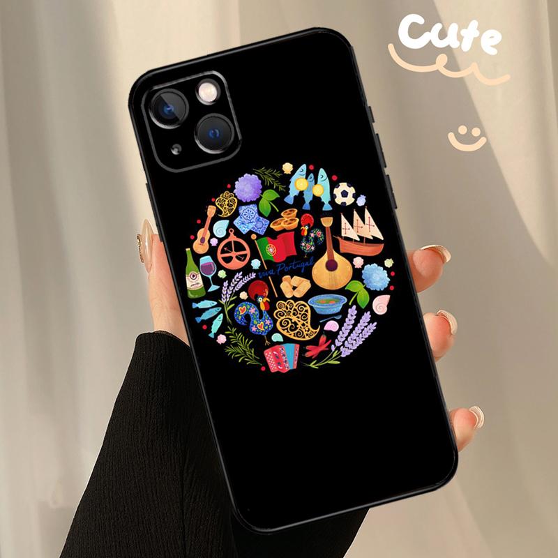 Viva Portugal Португальские Символы Чехол Для iPhone 12 11 13 14 15 16 Pro Max Mini Plus XS Max X XR Чехол Для Телефона