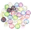 6pcs/lot Colorful Acrylic Wind Bell Beads Multi-Petal Flower Bead Caps Charms For DIY Earrings Phone Chains Jewelry Accessories
