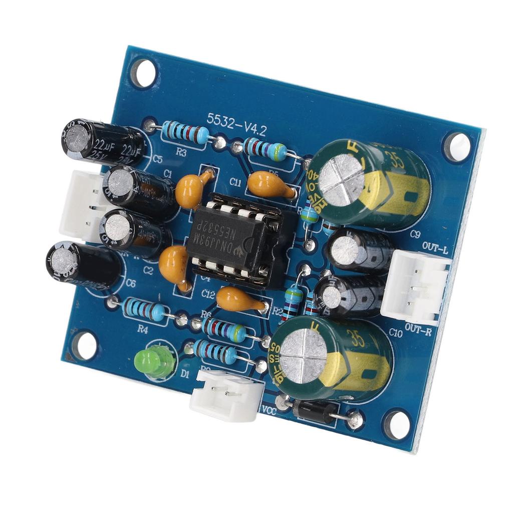 Модуль предусилителя Аудио Предусилитель Плата NE5532 Чип Аксессуар Деталь для Замены