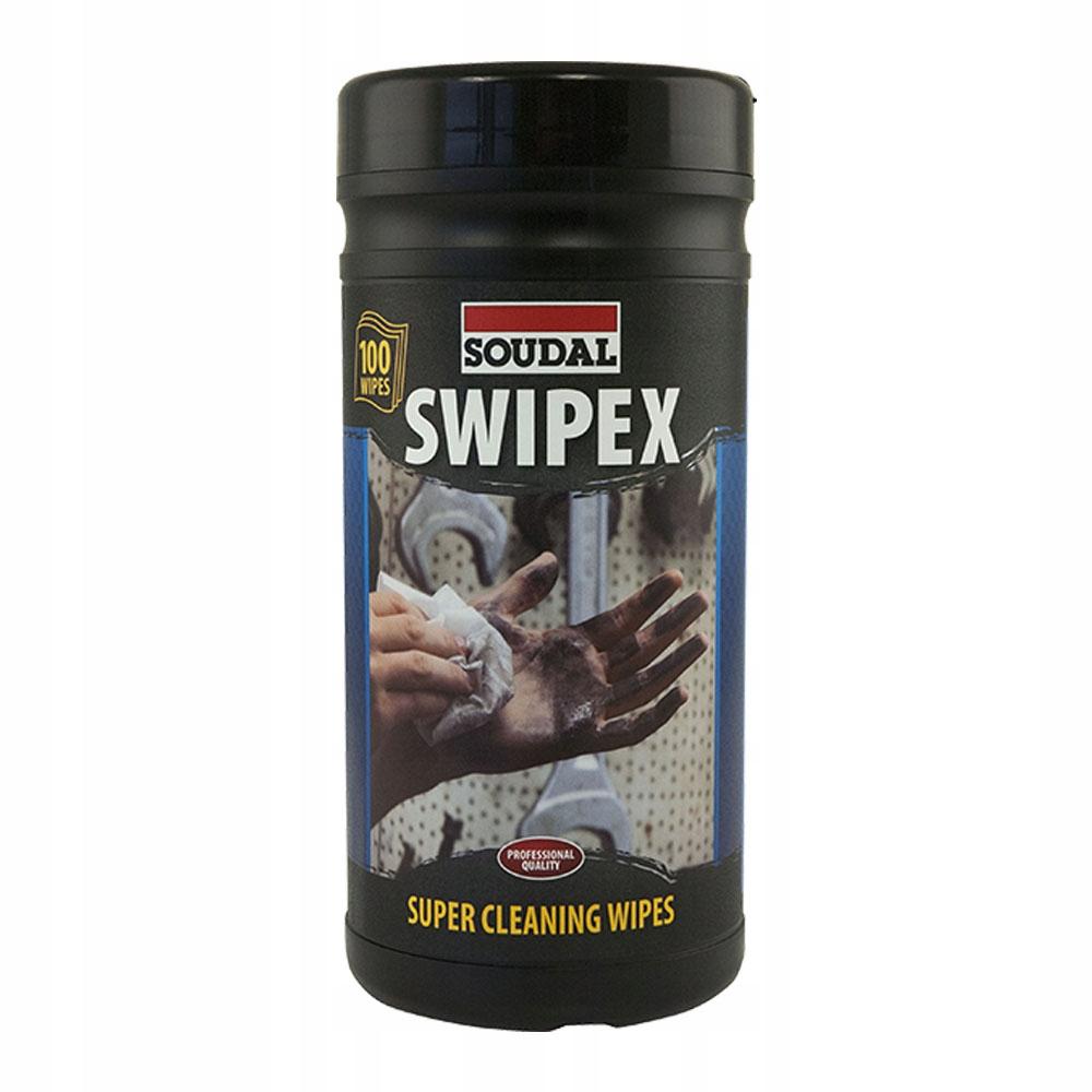 Set of 6 Soudal Swipex cleaning wipes 100 pieces