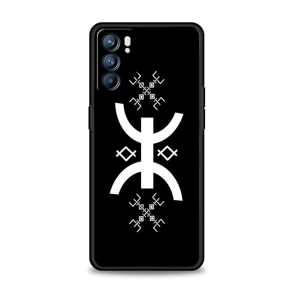 Чехол для Oppo Find X6 Pro X5 A54 A53 A52 A9 A15 A95 A17 A16 A76 A74 A57 A31 Reno8 Reno7 Reno6 Pro 5G, чехол с берберским флагом амазигов