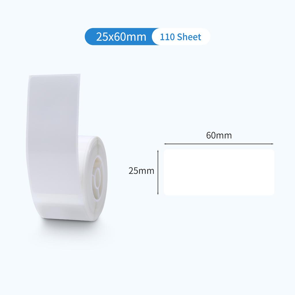 Niimbot Thermal Cable Label Paper for D101 Label Printer Barcode Price Size Name Blank Labels