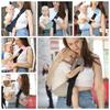 Cotton Baby Wrap Carrier Infant Kangaroo Bag Newborn Sling Wrap Universal Infant Backpacks  Baby
