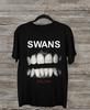 Футболка с коротким рукавом Swans band Filth Черная Все размеры AG1208 Унисекс