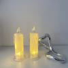 Светящаяся свеча, безопасный свет, пластик, мягкая портативная электронная свеча для украшения праздника на день рождения