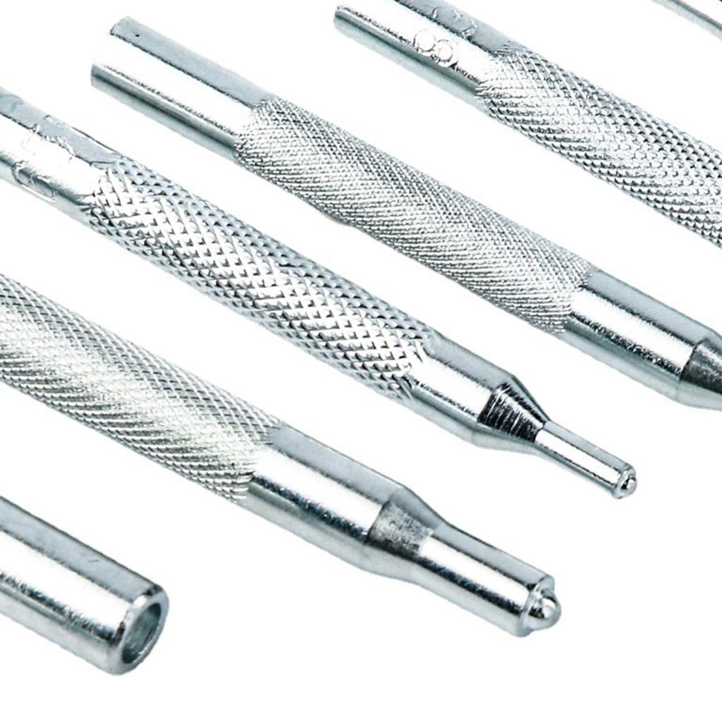 Наборы инструментов для установки кнопок с пробойниками для полых отверстий для ручного шитья, кожаных изделий и ремонта одежды