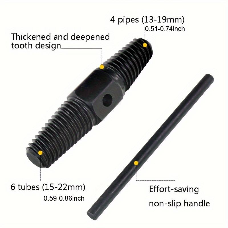 Набор для извлечения винтов для двухголового крана, крана, клапана, поврежденного провода, болта для водопроводной трубы, набор сантехнических инструментов