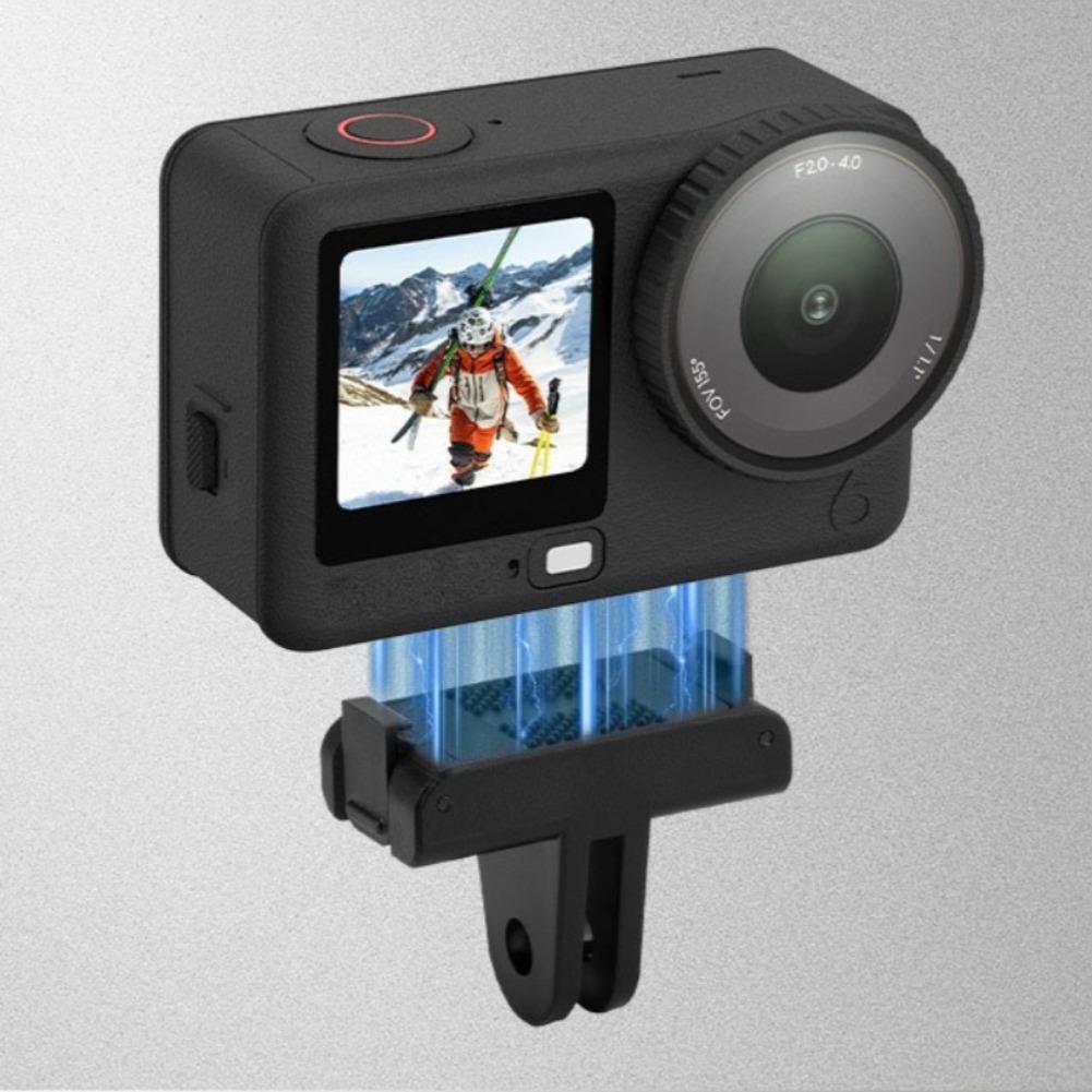 Магнитный адаптер с двумя лапками, резьба 1/4, для DJI Action 5Pro 4 3, универсальный порт, аксессуары с магнитом для камеры Osmo Action 5 Pro