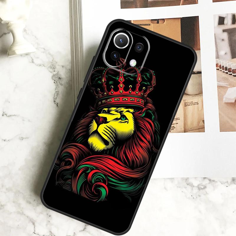 Rasta Lion Reggae Bob Marleys Case For Xiaomi 13 14 Pro Ultra 12 13 Lite 11T 12T 13T POCO F5 M6 X3 X5 X6 Pro F3 M5s Cover