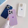 Fashion Love Matte Silicone Soft Candy Color Case For iPhone 15 14 Plus 13 12 Mini 11 Pro Max SE 2022 2020 Ultra Thin Back Cover