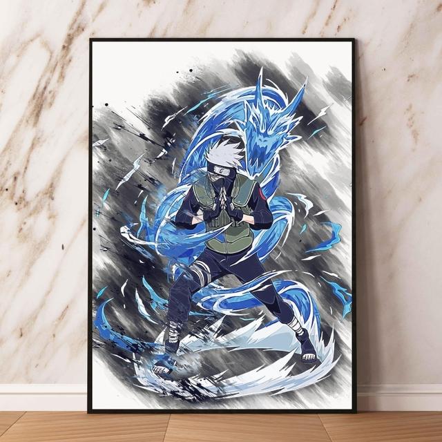 Печать на холсте Каваки Наруто Украшение Плакат Игрушка Высокое качество Искусство Манга Картина Висит