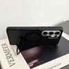 Carbon Fiber Magnetic Phone Case S26 Ultra S25 S24 Shockproof Protective Cover