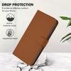 Wallet Case for Phone - Leather/PU, Brown, With Lanyard