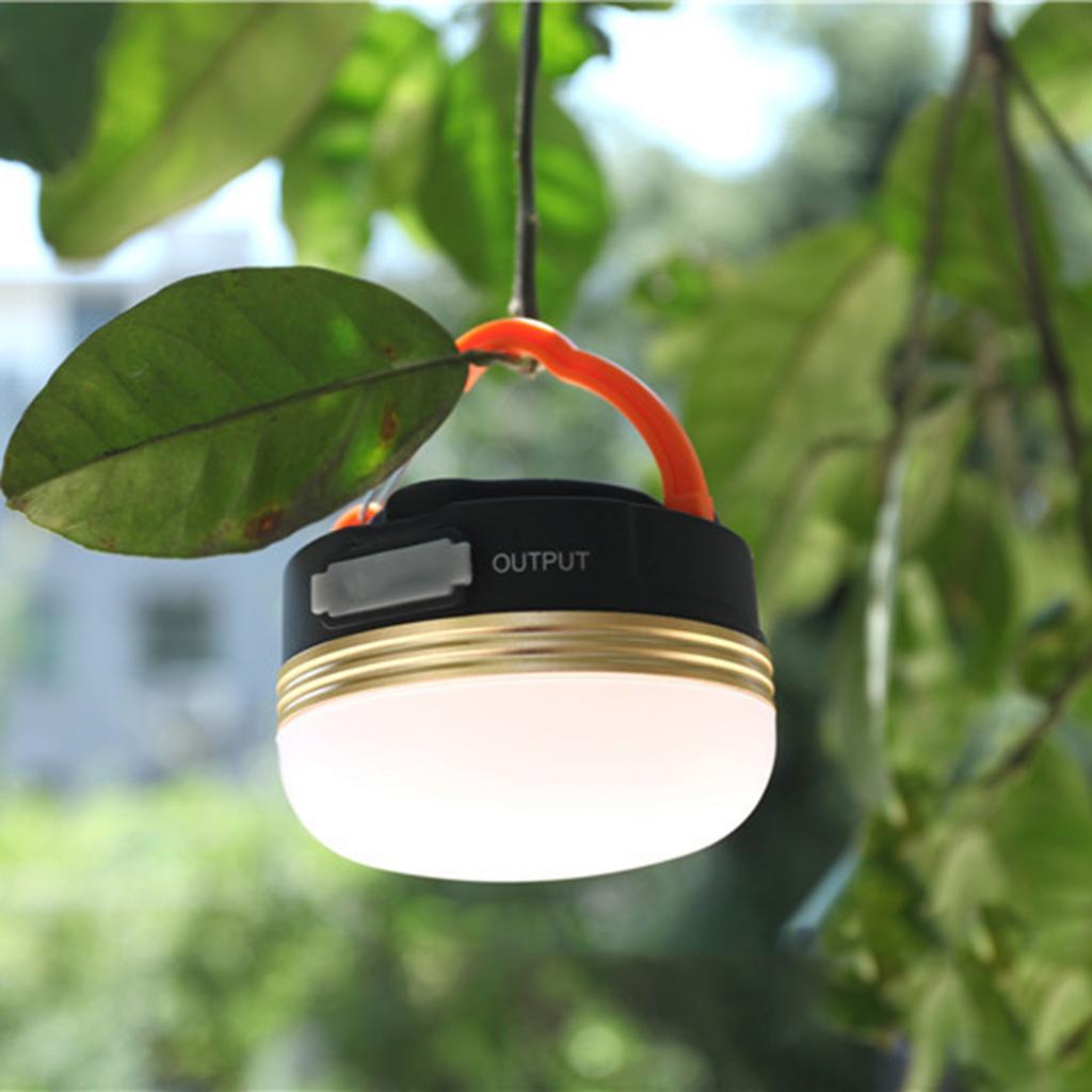 Светодиодный фонарь для кемпинга, USB аккумуляторная лампа для кемпинга, мини-фонарик с магнитным основанием, 3 режима освещения