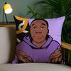 KKhaby LLame ACTOR Pillow Case Silky Elegant Comfort Sofa Bed Invisible Zipper