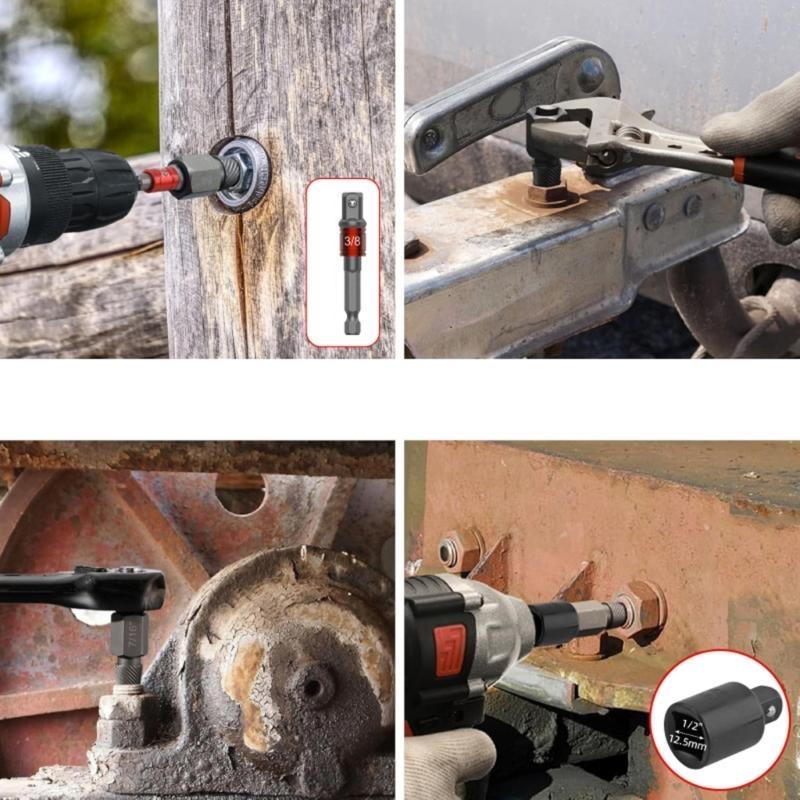 Multiple Spline Screw Extractor Set Easy Out Tool For Broken Stripped Bolts top sale