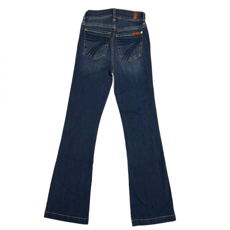 2026 Contrast Embroidery Flare Jeans Women Slim Low Rise Full Length Casual Denim Pants