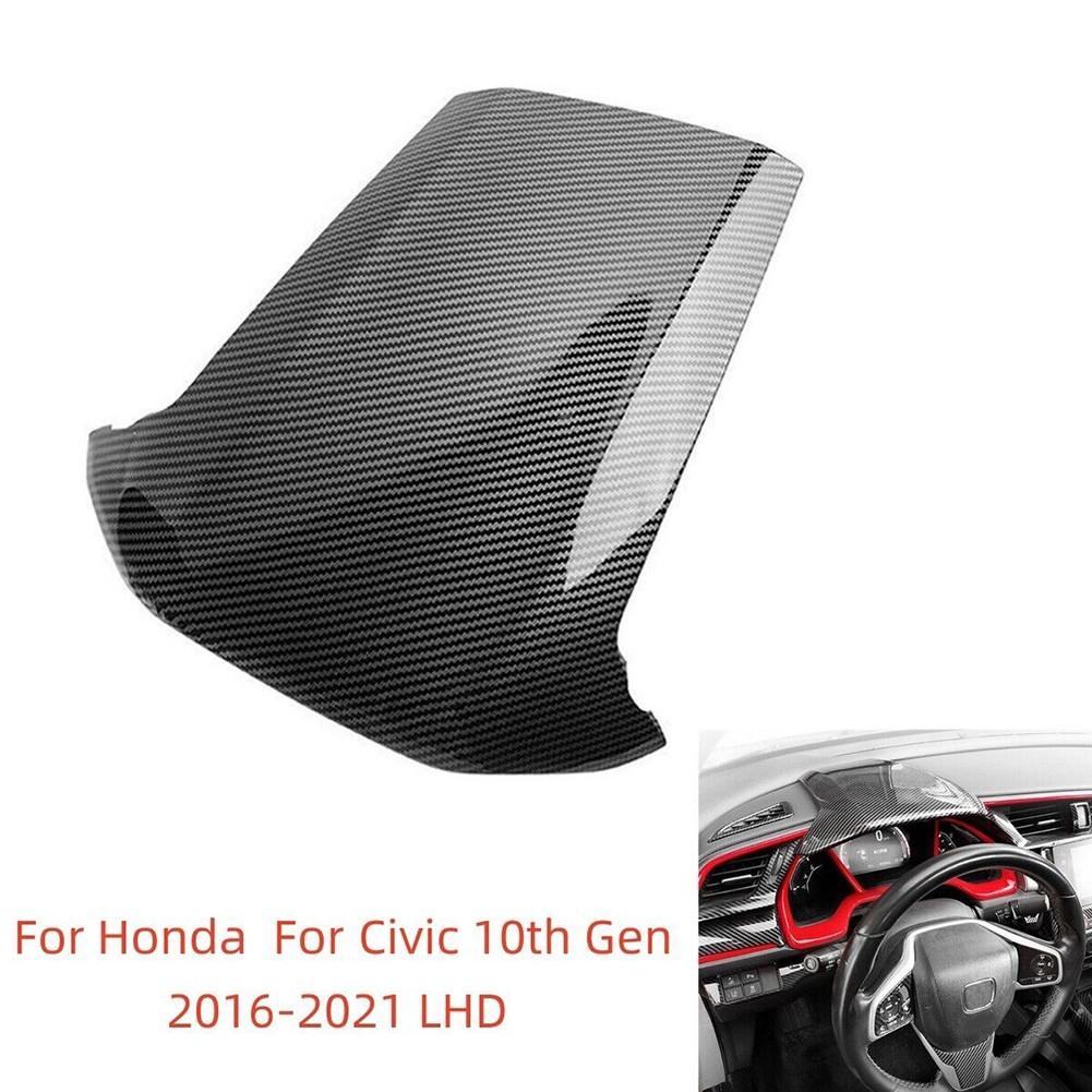 Элегантная рамка для приборной панели из углеродного волокна для Honda Civic 10-го поколения 2016-2021
