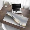 Durable Anti-Slip Desk Mat with Wavy Lines and Stripes 90x45 cm