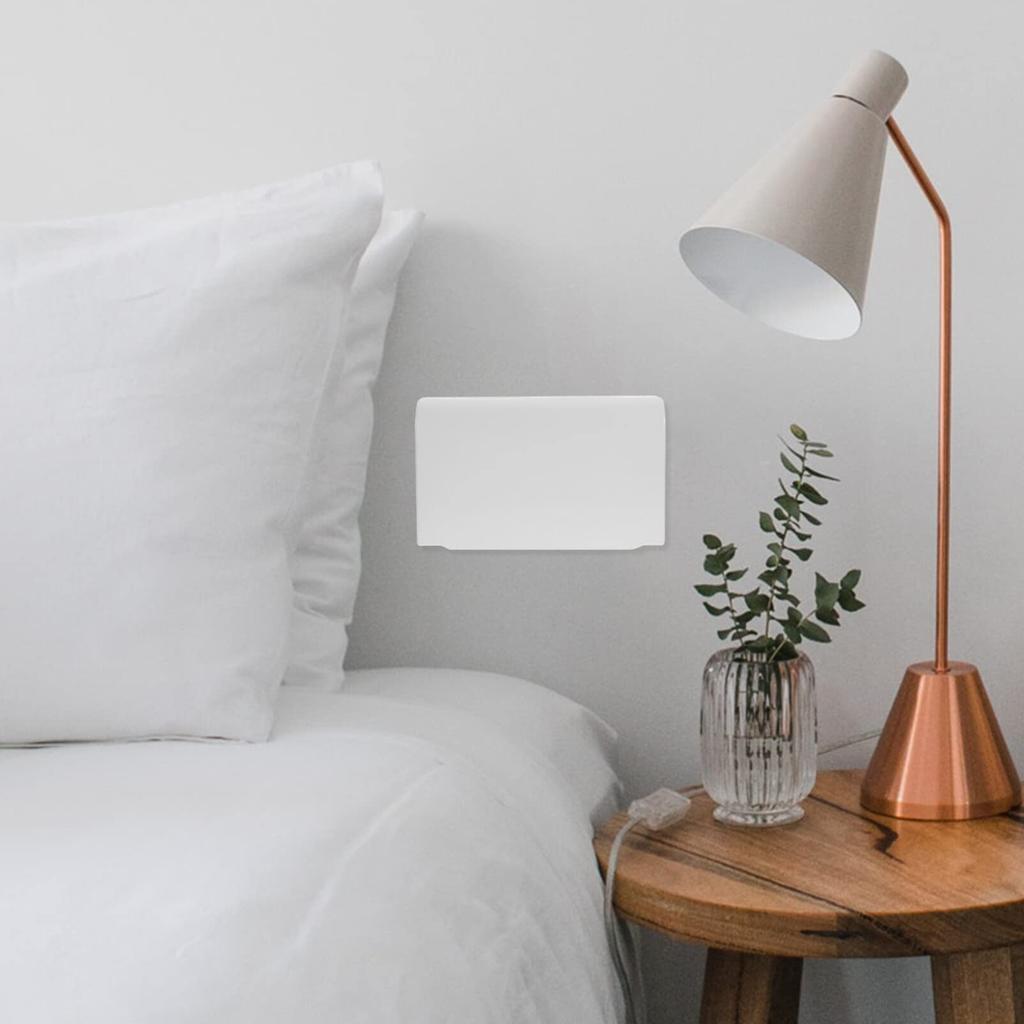 JECOMPRIS Большая водонепроницаемая крышка для розетки с 2 рядами, Защитная крышка для выключателя, Настенная розетка 86 дюймов, Водонепроницаемый бокс, Прозрачный (белый)