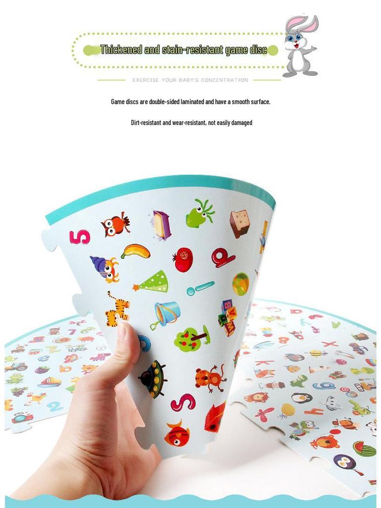 Детская игра на поиск картинок и тренировку памяти для возраста 3-6 лет: Улучшает концентрацию и логические навыки