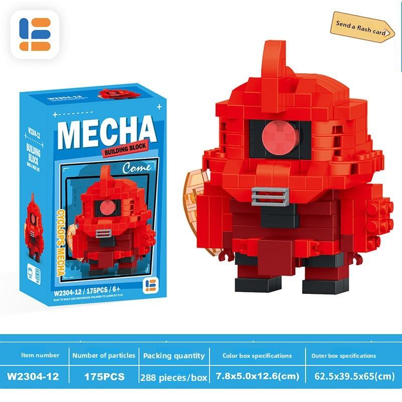 Коллекционный набор строительных блоков Mechwarrior из АБС-пластика для детей и подростков