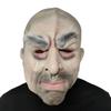 Funny white-browed old man headgear, bald old man mask