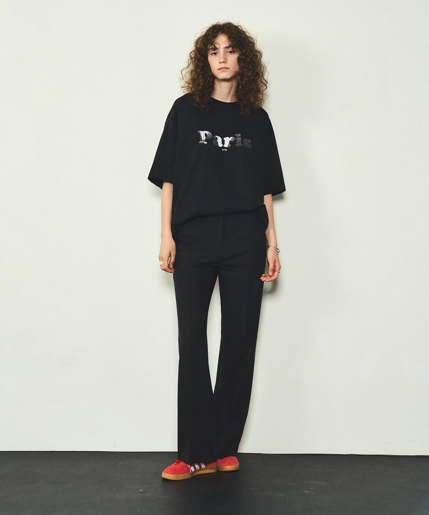 CITTA [City Story]Paris Overfit T-Shirt_Ctt321(Black)