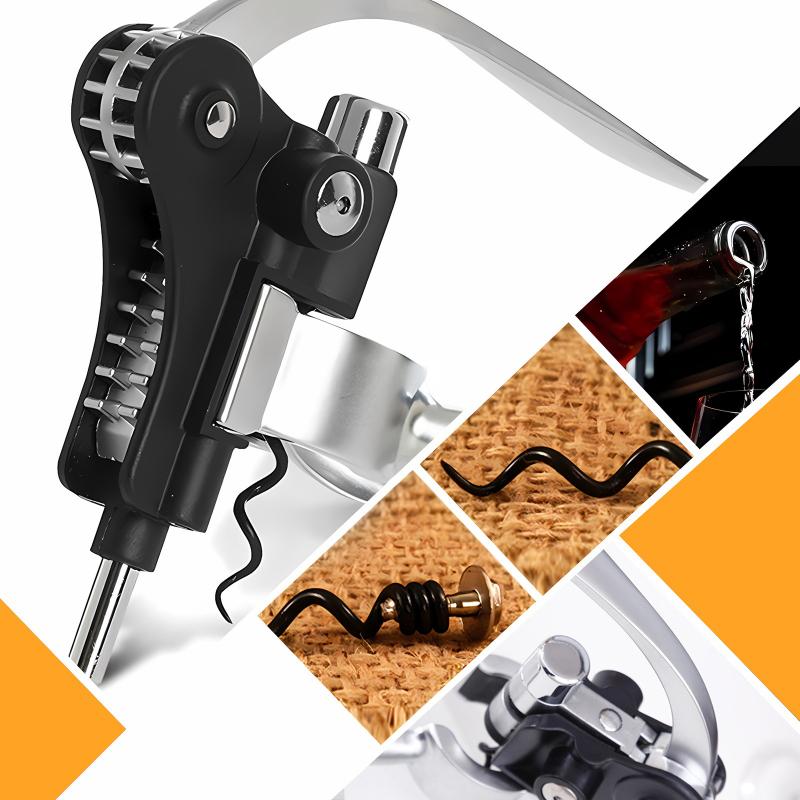 Набор открывалок для красного вина с деревянной подарочной коробкой Открывалка для винных бутылок Барные инструменты Многофункциональный набор для открывания и прессования вина