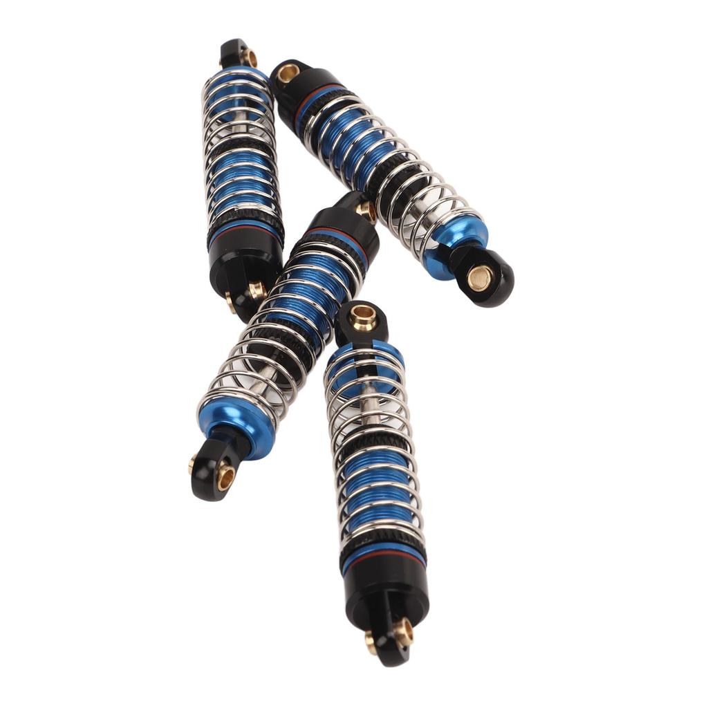 4pcs RC Shock Absorbers Replacement Aluminum Alloy RC Car Dampers for Traxxas 118 Blue