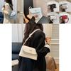 Chic Casual Korean Style Solid Color Small Handheld Shoulder Bag Ideal For Daily Outfits In Multiple Colors
