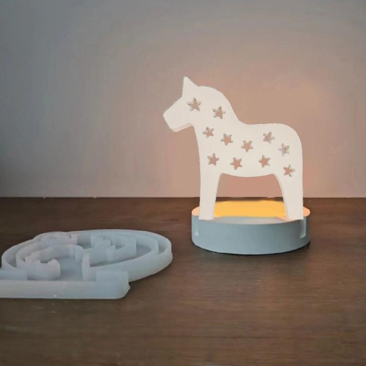 Силиконовые формы в виде лошади для DIY поделок, подсвечник, держатель для свечи