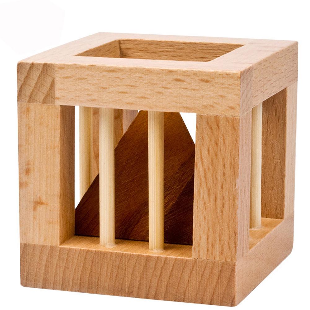 Классические деревянные игрушки-разблокировки Luban Lock Ming Lock . Tenon Toys Mortise Высокая сложность Woode K7U9