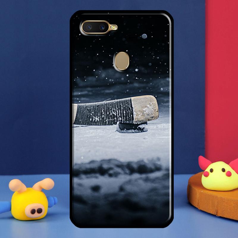 Спортивный чехол для хоккея на льду для Oppo A16 A76 A96 A58 A78 A98 A5 A9 A91 A15 A17 A77 A52 A72 A74 A94 A54S A57S