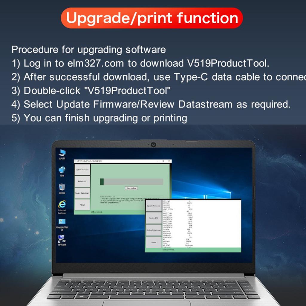 Автомобильный сканер OBD2 Считыватель кодов неисправностей двигателя OBDII CAN Диагностический сканер Инструмент Проверка лампы двигателя Поиск DTC