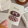 2 шт. Розовый Кофейный Клетчатый Бант Зажим для Волос Шпилька Милая Девочка Любовь Челка Боковой Зажим Шпилька Детская Шпилька Детские Аксессуары для Волос