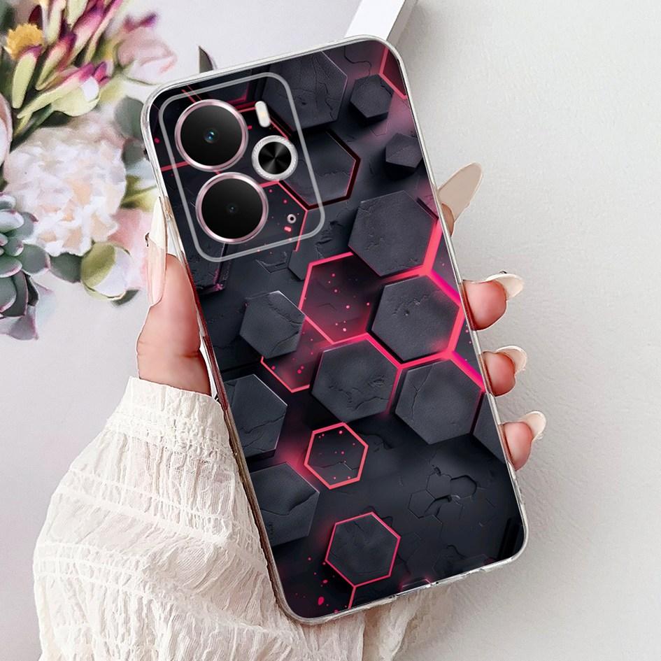 Чехол для Oppo Realme 14 14T 5G RMX5075 RMX5078 Популярный чехол-карман с рисунком сердца из мягкого силикона, противоударный, для Realme14 Realme14T 5G