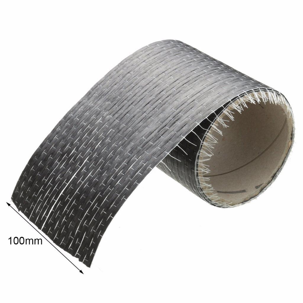 New 12K 200g Real Carbon Fiber Fabric Cloth Tape UNI-Directional Weave 10*180cm