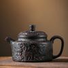 Jianshui Fairy Purple Pottery  Carving Teapot Hand Painted Antique Relief Teapot Household Teapot Kungfu Tea Set Kettle