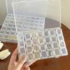 1pc 28 Grids Clear Plastic Storage Box Storage Container Case for Jewelry Diamond Embroidery Art Craft Accessory Organizer Case