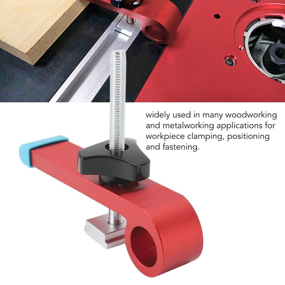 Aluminum Alloy T Track Clamp T Slots T Track Hold Down Clamps T Track Clamps Kit Workbench